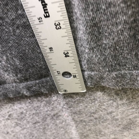 H&M Turtleneck Sweater Dress Womens L Gray Pullover Tight Knit Mini Tunic - Picture 8 of 8